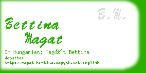 bettina magat business card